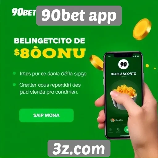 Benefícios de bônus de cadastro no 90bet app